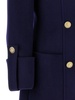 Double-Breasted Long Coat Coats, Trench Coats Blue