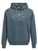 Felpa Con Cappuccio Logo Sweatshirt Light Blue