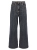 Wide Leg Jeans Gray