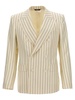 Dolce & Gabbana Pinstriped Double Breasted Blazer