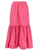 Long Flounced Skirt Skirts Fuchsia