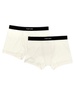 2-Pack Logo Boxers Underwear, Body White/Black