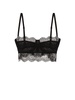 Chantilly-lace balconette bra