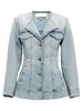 Denim Blazer Blazer And Suits Light Blue