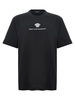 VERSACE Men's Embroidered Baroque Logo T-Shirt - Black