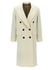 Double-Breasted Coat Coats, Trench Coats White