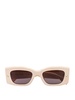 Alexander Mcqueen Woman Alexander Mcqueen Woman White Sunglasses