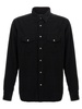 Corduroy Shirt Shirt, Blouse Black