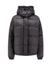 Padded and quilted nylon jacket