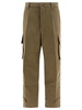 Like Boys Man Cargo Trousers in Herringbone Cotton