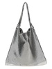 Paco Rabanne 'Silver Pixel Metallic' Shopping Bag