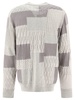 Patchwork Knitwear Grey