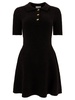 Lurex Mini Dress Dresses Black