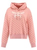 Monogram Hoodie Sweatshirts Pink