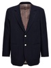 Thom Browne Single Breasted Seersucker Blazer