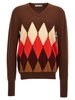 Argyle Sweater, Cardigans Brown