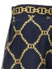 Chain Print Shorts Bermuda, Short Blue