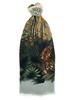 Etro Henri Rousseau Printed Frayed-Edge Scarf