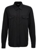 Silk Blend Shirt Shirt, Blouse Black