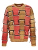 Fringed Multicolor Sweater Sweater, Cardigans Multicolor