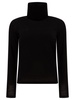 Wool Turtleneck Sweater Knitwear Black