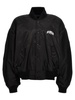 La Varsity Casual Jackets, Parka White/Black