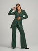 Emerald Dream Cross-Wrap Statement Suit