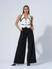 Born To Run High-Waist Wide-Leg Trousers, Black