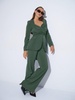 Emerald Dream Cross-Wrap Statement Suit