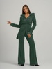 Emerald Dream Cross-Wrap Statement Suit