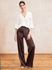 Jade Sandwashed Silk Sports Luxe Shirt - Ivory