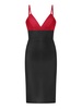 Bold Simplicity Midi Dress, Black & Red