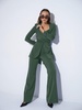 Emerald Dream Cross-Wrap Statement Suit