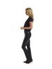 Commando Faux Leather Control Smoothing Flared Legging, Black