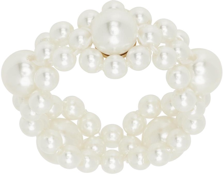 White Daisy Chain Ring