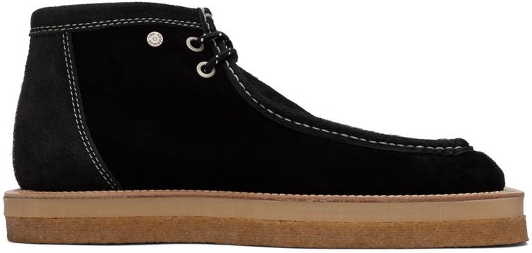 Black Credose Desert Boots