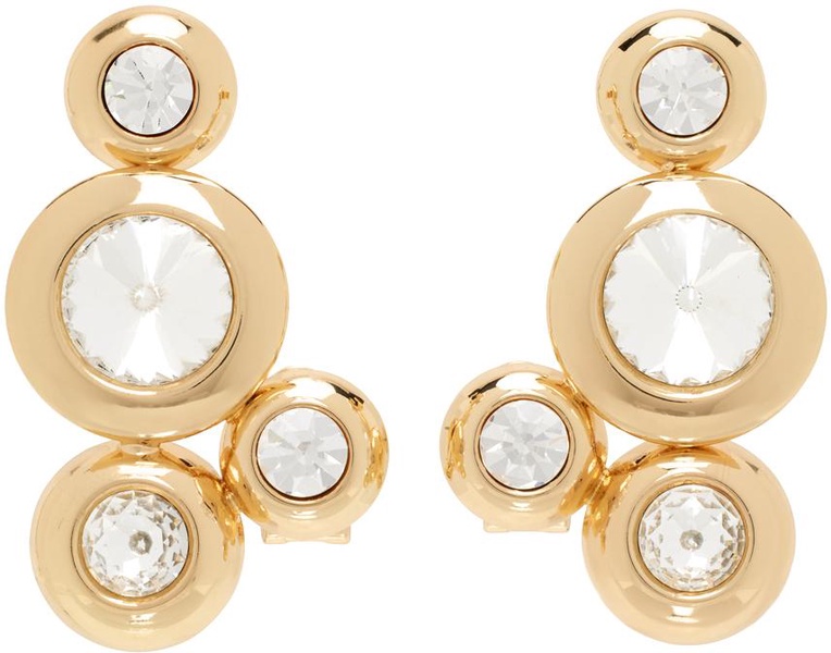 Gold Crystal Earrings