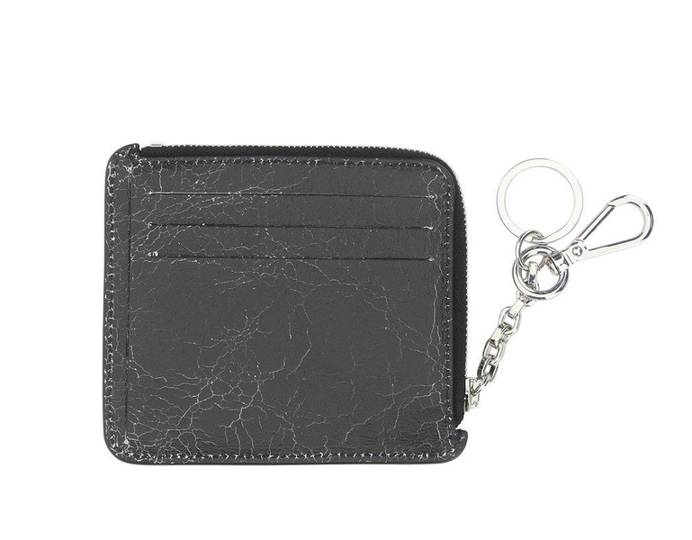 Acne Studios Logo Patch Zipped Wallet