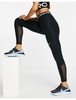 Nike Pro Training 365 high waist 7/8 leggings in black