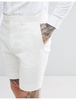 Twisted Tailor wedding shorts in cream linen