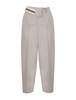 Fendi Asymmetric Waist Wide-Leg Trousers