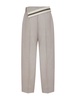 Fendi Asymmetric Waist Wide-Leg Trousers