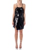 The Attico Sequinned Asymmetric Mini Dress