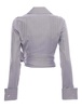 Elisabetta Franchi Sash Detailed Cropped Shirt