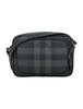 Burberry Paddy Logo Plaque Checked Messenger Bag