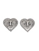 Alessandra Rich Heart Earrings