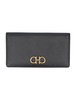 Ferragamo Gancini Logo Plaque Continental Wallet