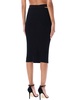 Helmut Lang Cut-Out Detailed Knit Midi Skirt