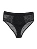 Marine Serre Moon Pattern Mesh Glitter Briefs