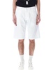 Raf Simons Logo Patch Skate Bermuda Shorts